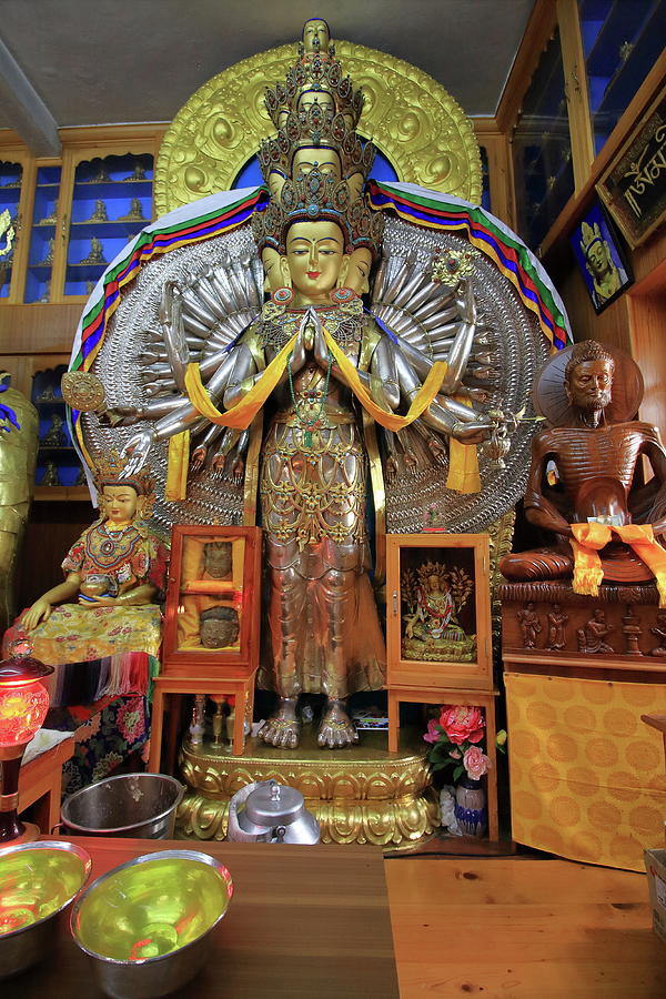 Statue of Avalokitesvara  Photograph by Aidan Moran