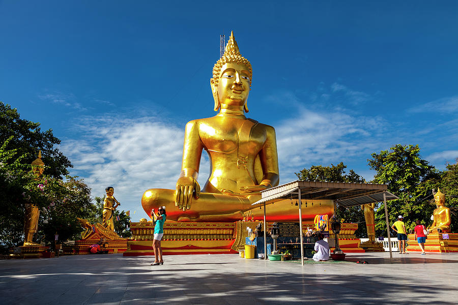 Statue of Big Buddha in Pattaya, Thailand Photograph by Bhaven Jani ...