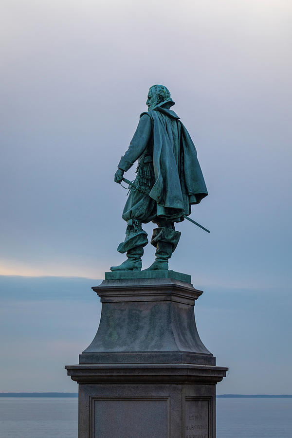 Statue of Captain John Smith at Jamestown Virginia Photograph by Rachel Morrison