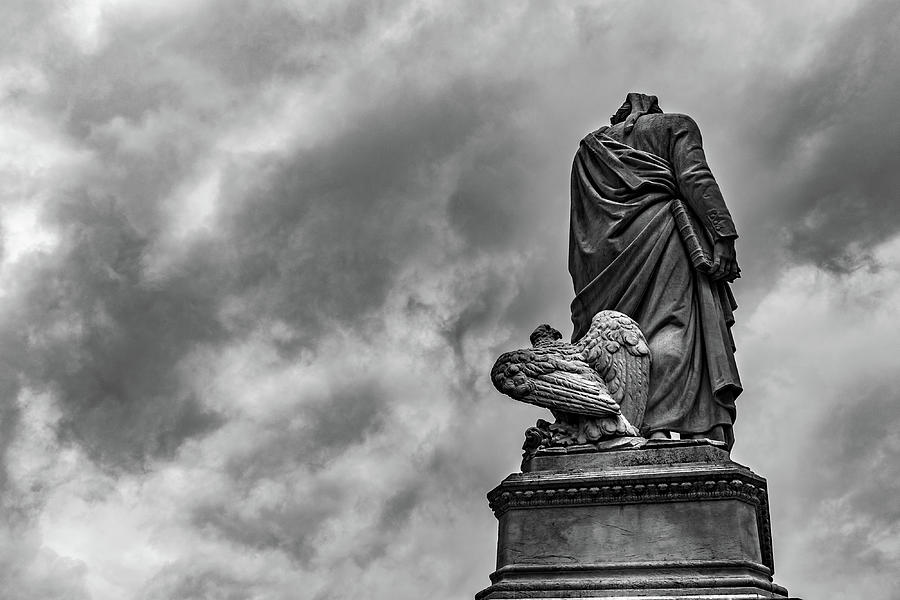 Statue of Dante Alighieri in Florence Photograph by Fabiano Di Paolo
