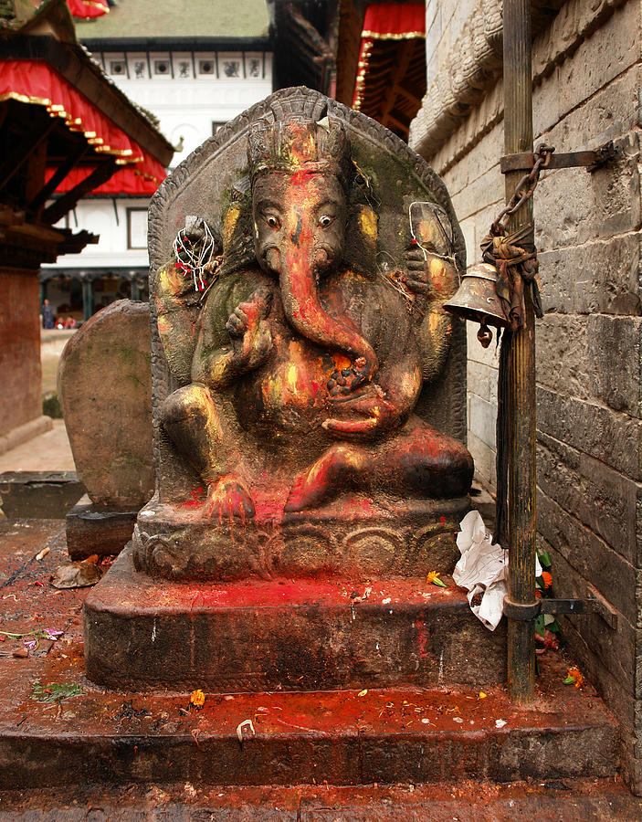 Statue of Ganesh Photograph by Narvikk