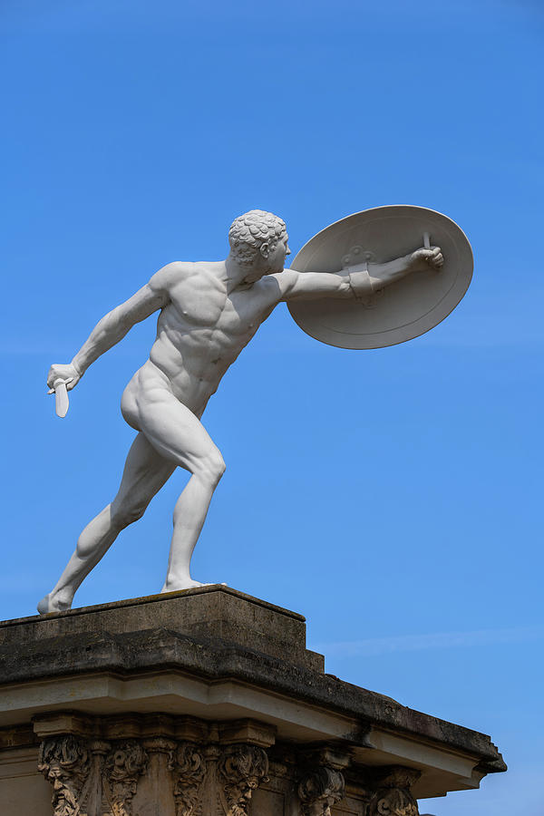 Statue Of Gladiator With Shield And Sword Photograph by Artur Bogacki