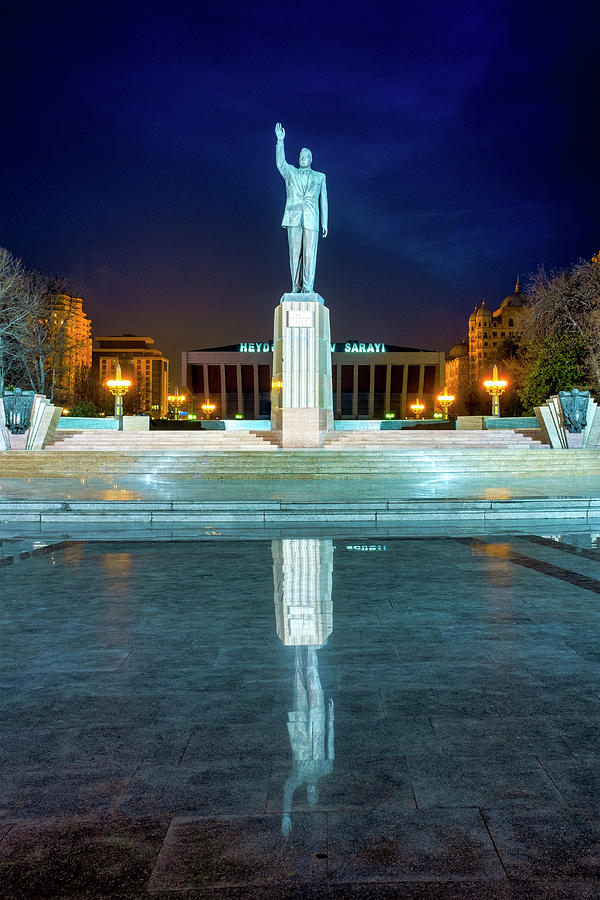 Statue of Heydar Aliyev Photograph by Fabrizio Troiani