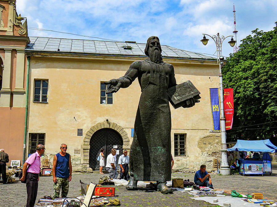Statue Of Ivan Fyodorov In Lviv Ukraine Photograph By Aydin Gulec Pixels 6031