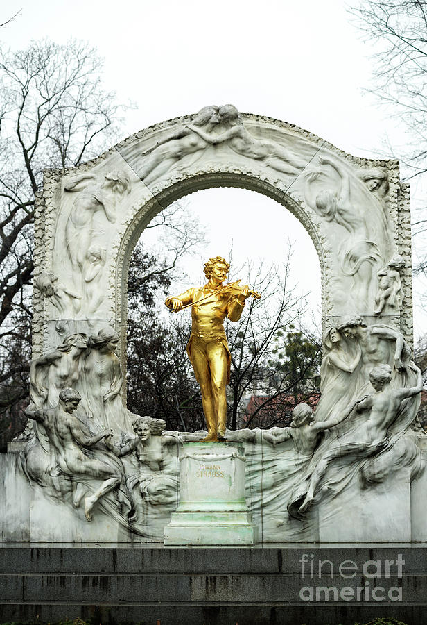 Statue of Johann Strauss in Vienna Photograph by Jelena Jovanovic