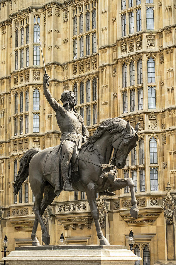 Statue of King Richard I London Photograph by David L Moore