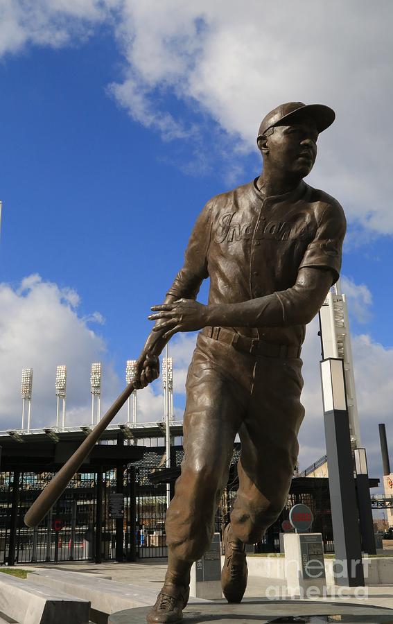 Statue Of Larry Doby, First African American To Play In The American League Baseball Photograph