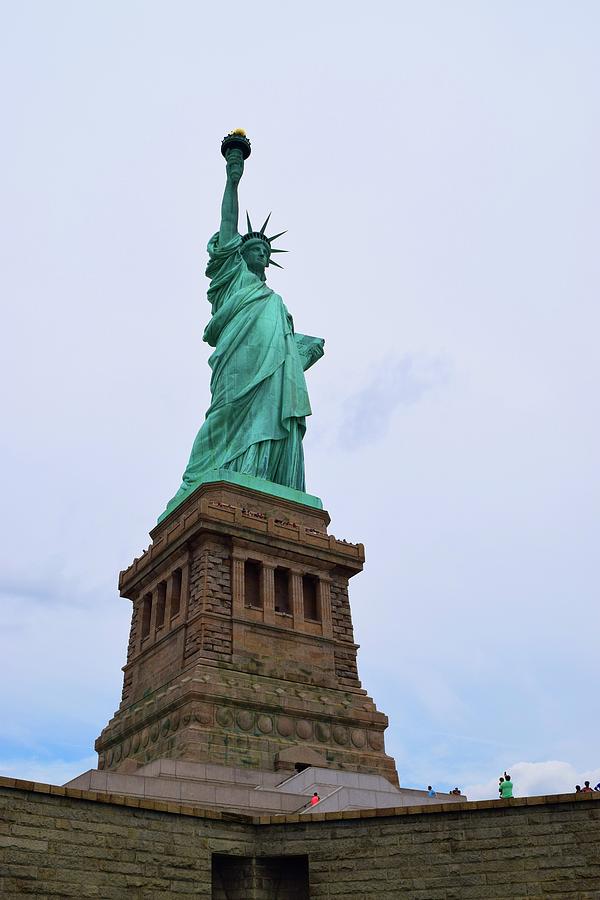 Statue Of Liberty-Side Angle Photograph by Bnte Creations
