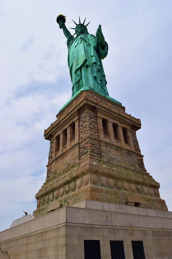 Statue Of Liberty-Lower Angle Photograph by Bnte Creations