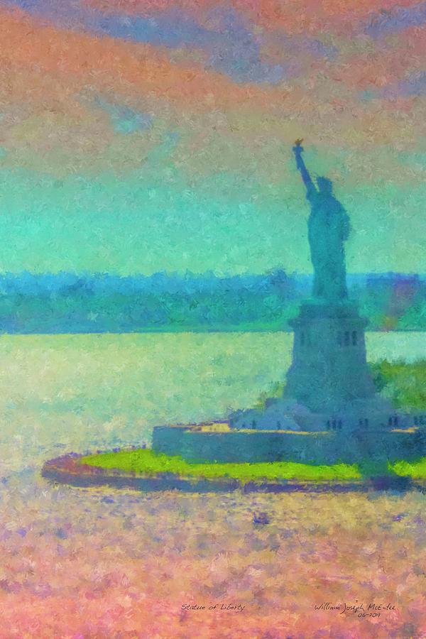Statue of Liberty Painting by Bill McEntee