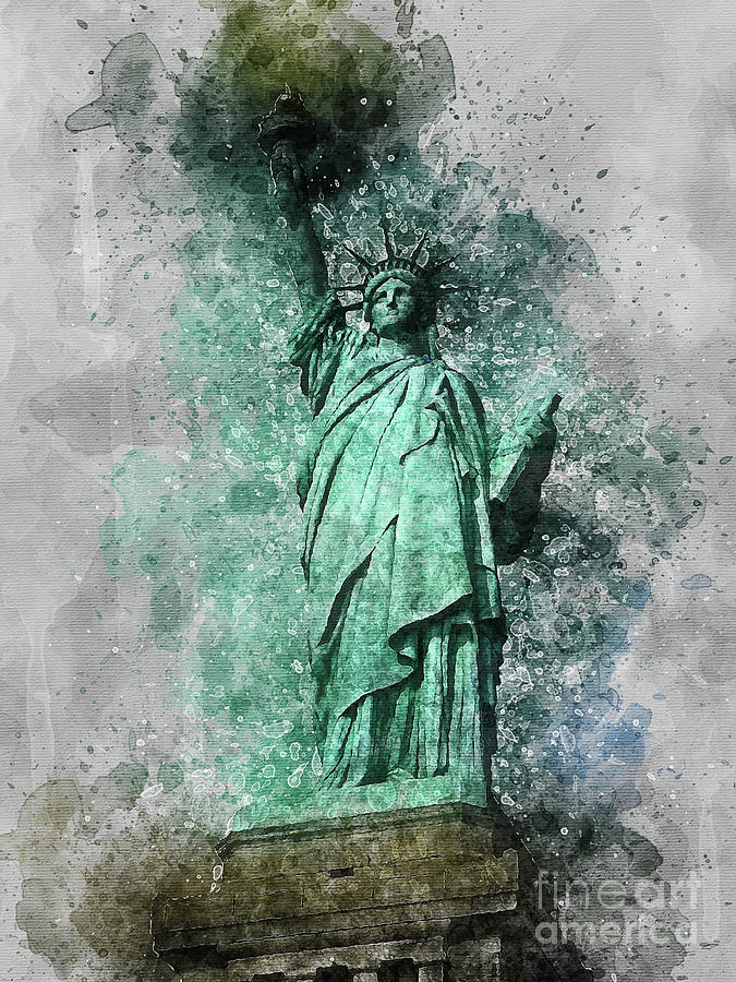 Lady liberty. Изабель Эжени Боейер статуя свободы. Статуя свободы арт. Калос Радонски статуя свободы. Статуя свободы картина маслом.