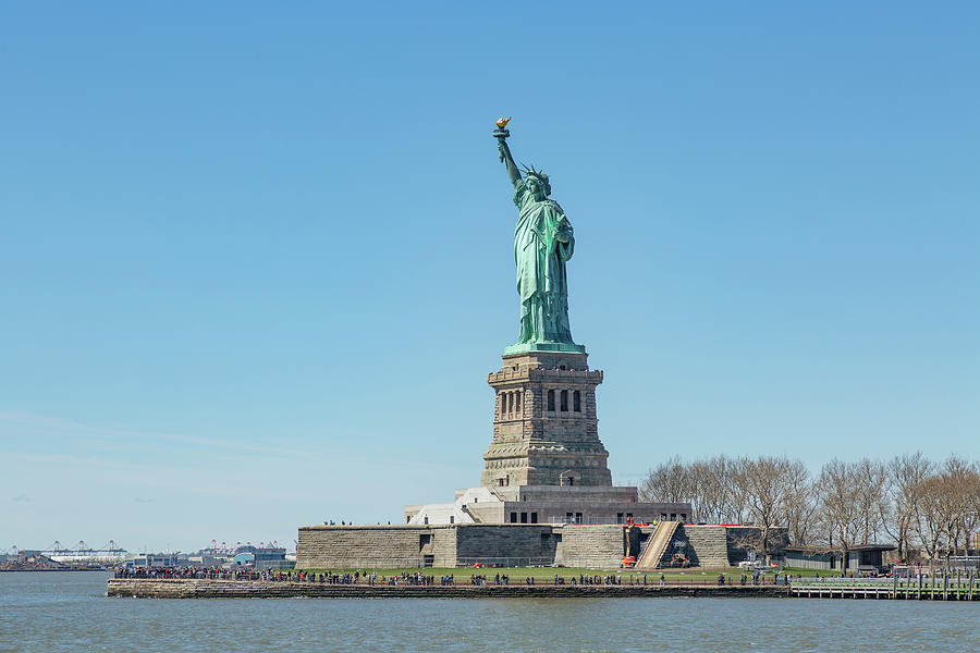 Statue of Liberty on Liberty Island Photograph by Cate Franklyn