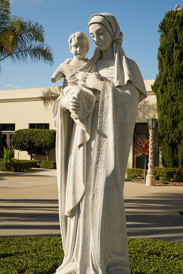 statue of Madonna with child Photograph by David L Moore