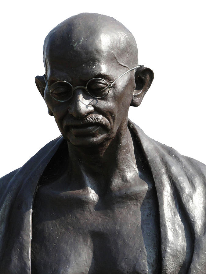 Statue of Mahatma Ghandi  Photograph by Steve Estvanik