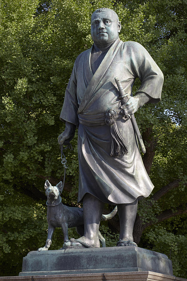 Statue of Saigo Takamori Ueno Park, Tokyo, Japan Photograph by Laurie Noble