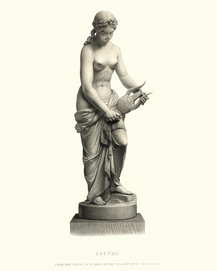 Statue of Sappho Drawing by Duncan1890
