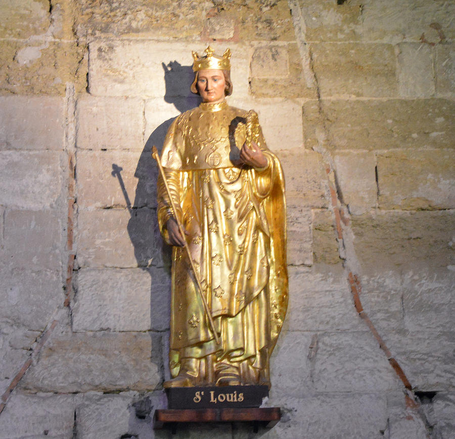 Statue of St-Louis in Aigues Mortes Photograph by Novinit