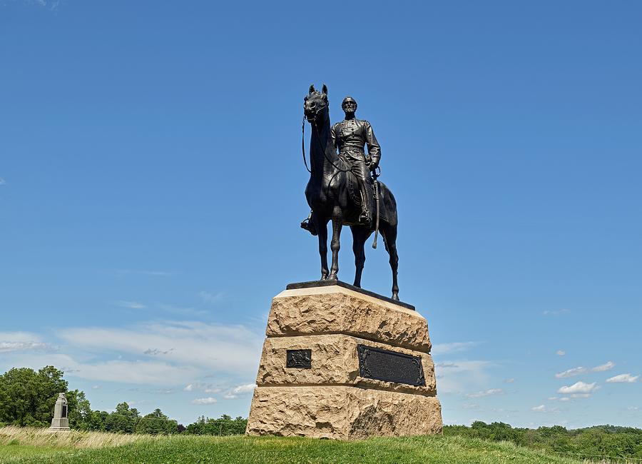 Statue Of Union General George G. Meade - Gettysburg Photograph by ...