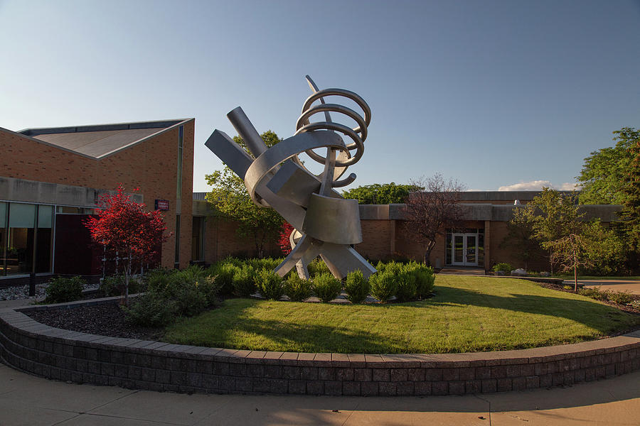 Statue on the campus of Ferris State University Photograph by Eldon McGraw