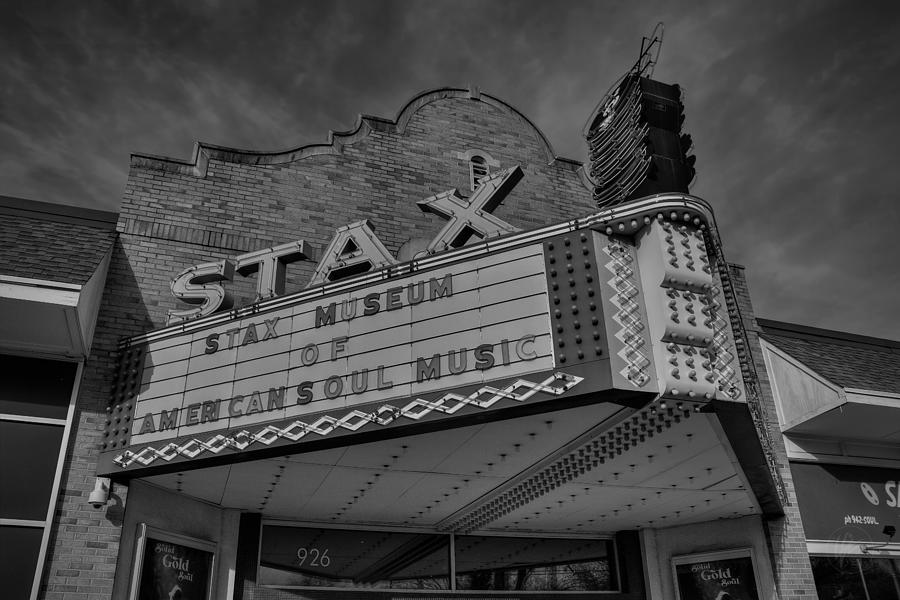 Stax Museum 001 BW Photograph by Lance Vaughn