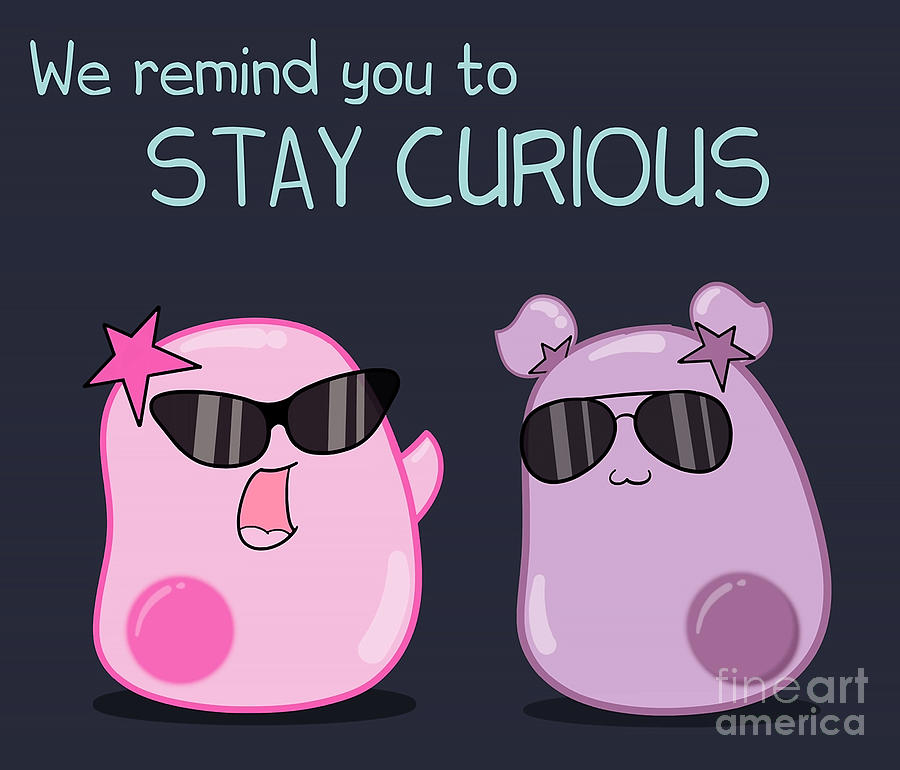 Stay Curious with the Amoeba Sisters Digital Art by Deriyah Vasquez