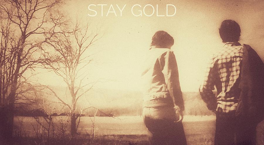 Stay Gold Mixed Media