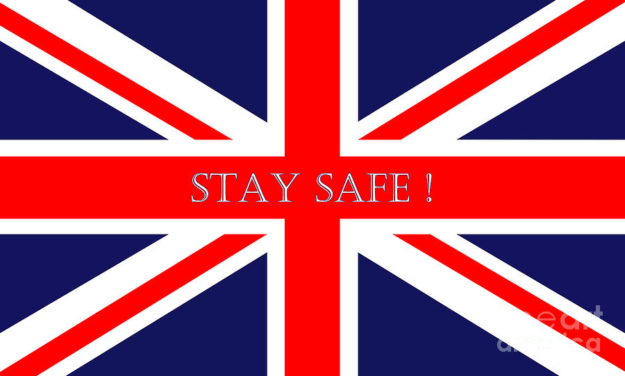 Stay Safe UK Digital Art by Terri Waters