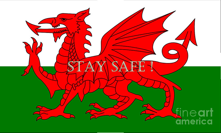 Stay Safe Wales Digital Art by Terri Waters