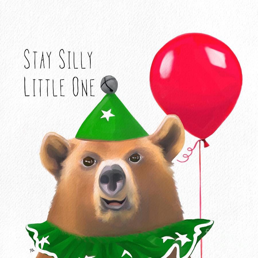 Stay Silly Bear Painting by Tammy Lee Bradley