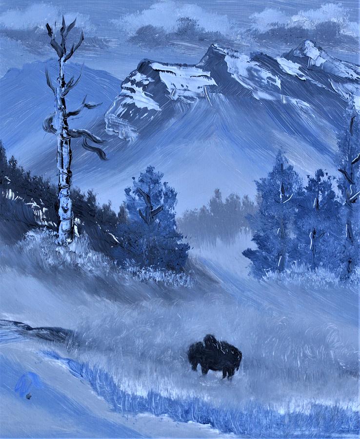 Steam at Yellowstone 2 Painting by Warren Thompson