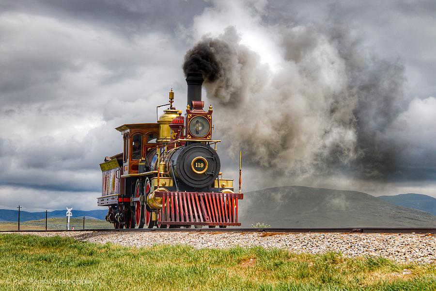 Steam Engine Full Ahead Photograph by Pam Rendall