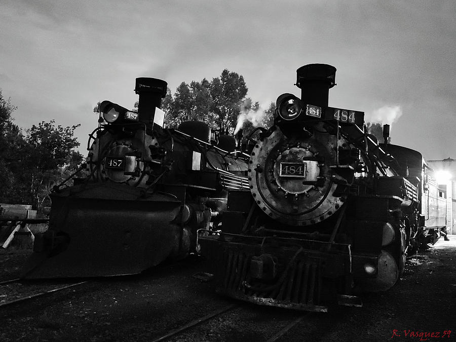 Steam Engines Chama, NM  Photograph by Rene Vasquez