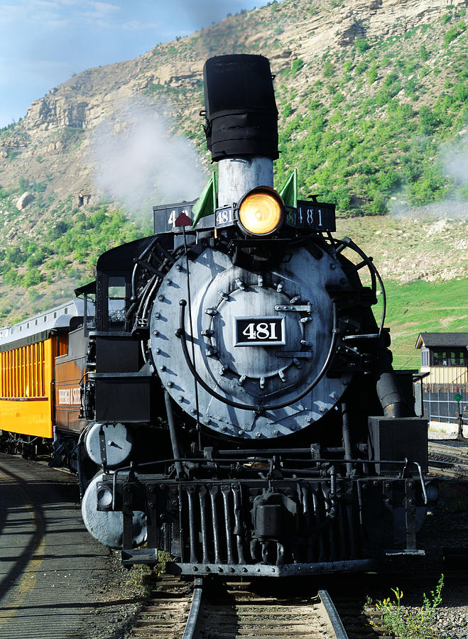 Steam Engine Train In Durango, Colorado Photograph by Harald Sund