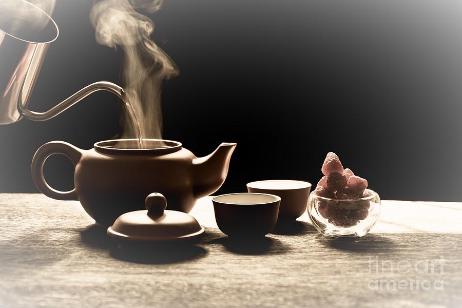Steam from the Tea Pot Photograph by Dr Debra Stewart