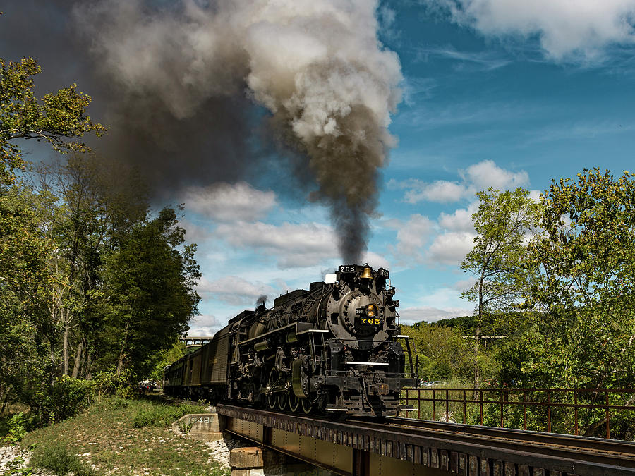 Steam in the Valley Photograph by James McClintock