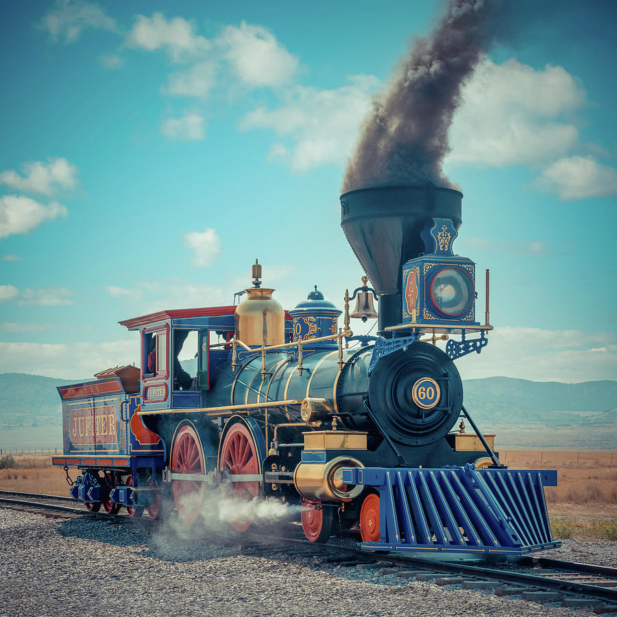 Jupiter Steam Locomotive Photograph by Enzwell Designs - Fine Art America