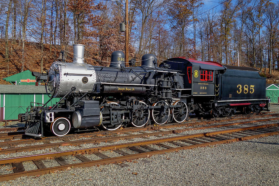 Steam Locomotive 385 Photograph by Anthony Sacco