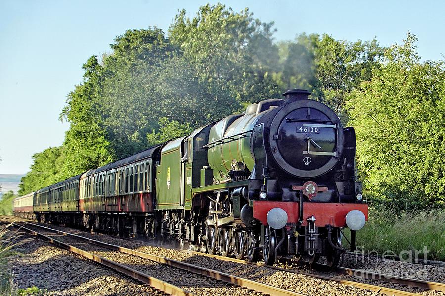 Steam locomotive 46100 Royal Scot. Photograph by David Birchall