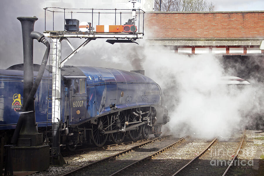 Transportation Photograph - Steam locomotive 60007 Sir Nigel Gresley. by David Birchall