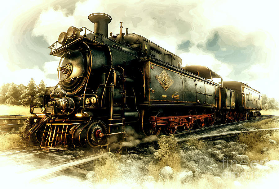 Steam locomotive Digital Art by Jerzy Czyz - Fine Art America