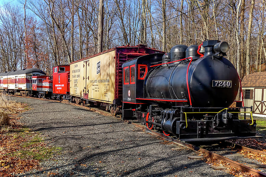 Steam Locomotive No. 7240 Photograph by Anthony Sacco
