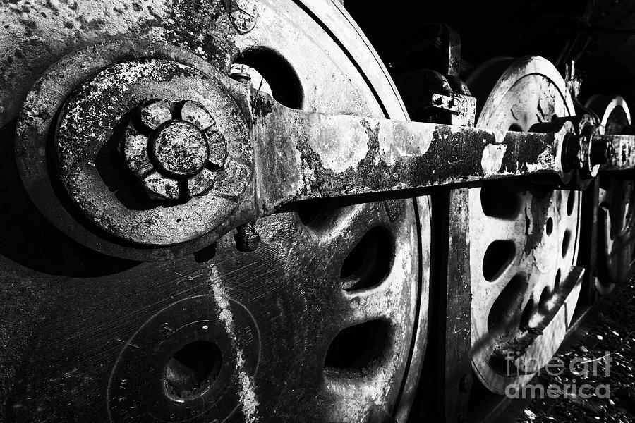 Steam Locomotive Wheels Photograph by George Oze