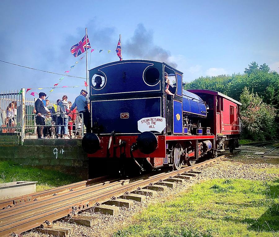 Steam returns to the Hill Photograph by Gordon James