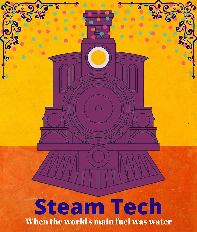 Steam Tech Digital Art by Hank Gray