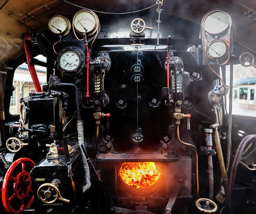 Steam Train Cab, Braveheart, 75014 Photograph by Maggie Mccall