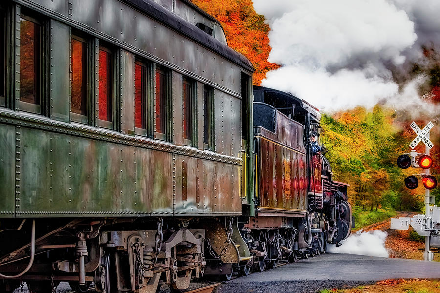 Steam Train Locomotive No 40  Photograph by Susan Candelario