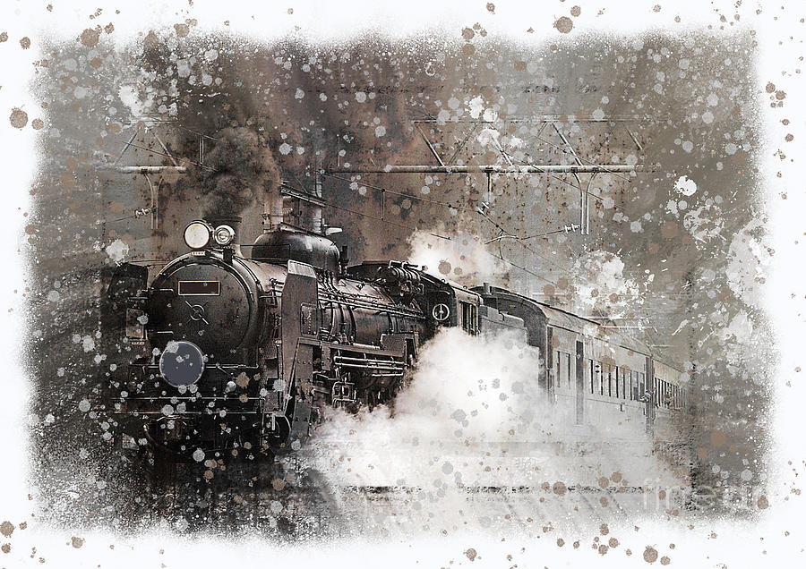 Steam Train Old England Digital Art by Amanda Aitken - Fine Art America