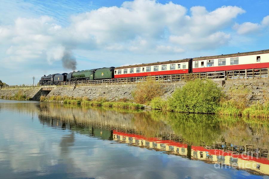 Steam Train Reflections Photograph by David Birchall