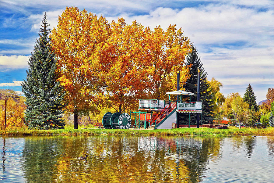 Mountain Photograph - Steamboat Park In The Fall  by James Steele