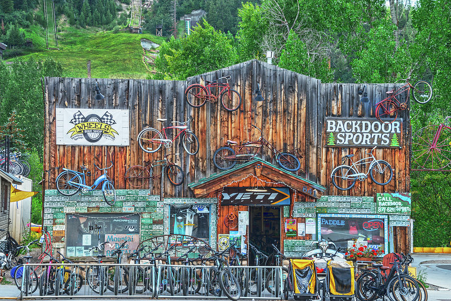 Steamboat Springs Is One Of The Mountain Biking Hubs Of Colorado. Photograph by Bijan Pirnia